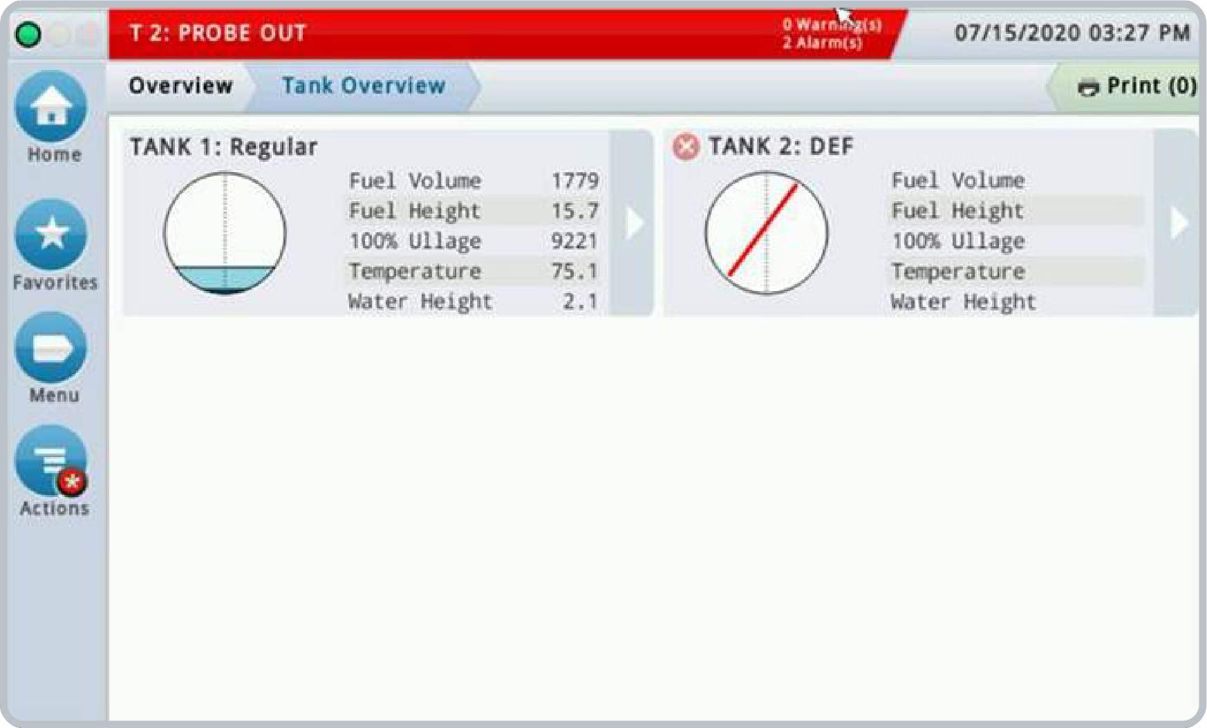 Veeder Root Overfill Alarm Wiring Diagram Troubleshooting DEF Probe Out Alarms | Veeder-Root