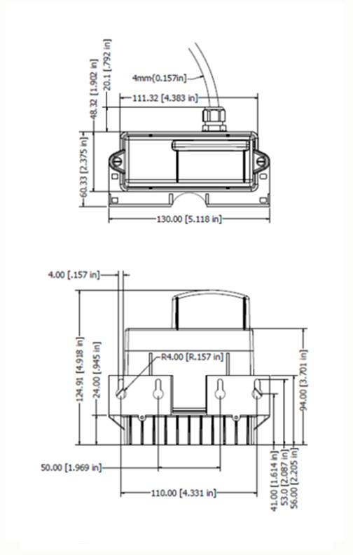 898 Sensor Dimensions A