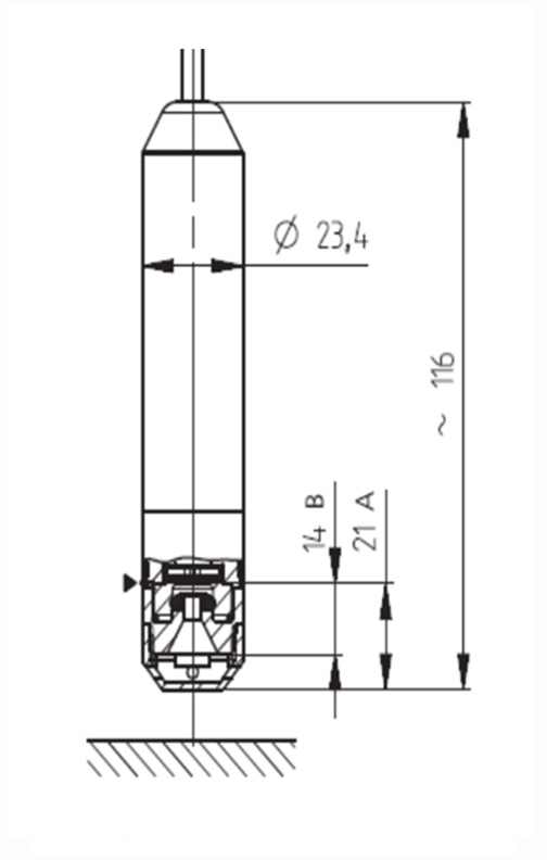 898 Sensor Dimensions B