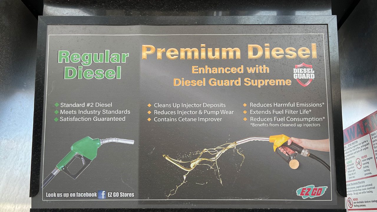 Premium Diesel Sign