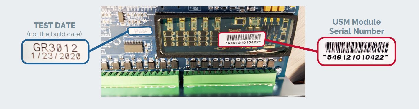 USM Module Serial Number